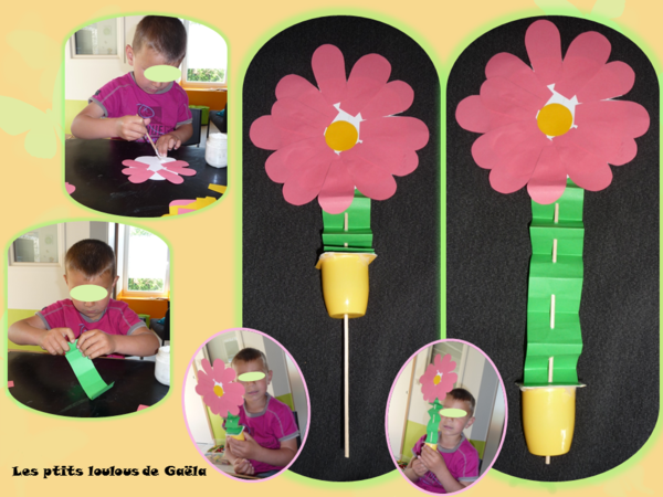 une fleur qui pousse